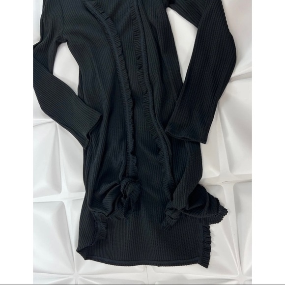 Trouble at the Mill Women Sz M S 3pc Pant Long Cardigan Tank Waffle Knit Set - Picture 6 of 12